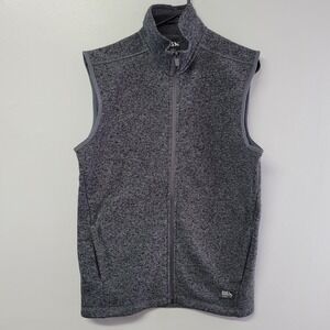 Eddie Bauer Mens Radiator Fleece Vest 3.0 Slate Gray Full Zip Small 3310